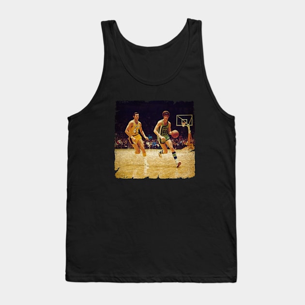 Pete 'Pistol' Maravich vs Jerry West 'The Logo' Tank Top by MJ23STORE